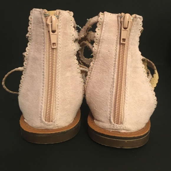 XOXO Sandals with zipper on heal sz 10M - Picture 3 of 6